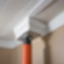 Tools required for foam cornice installation