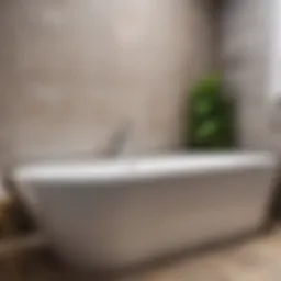 Application of liquid nails for PVC panels in a bathroom