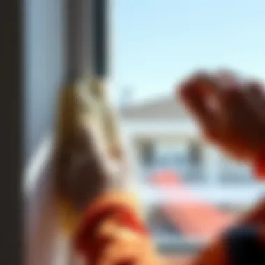 Smooth Application of Sealant on Window Edges Applying sealant smoothly along window edges