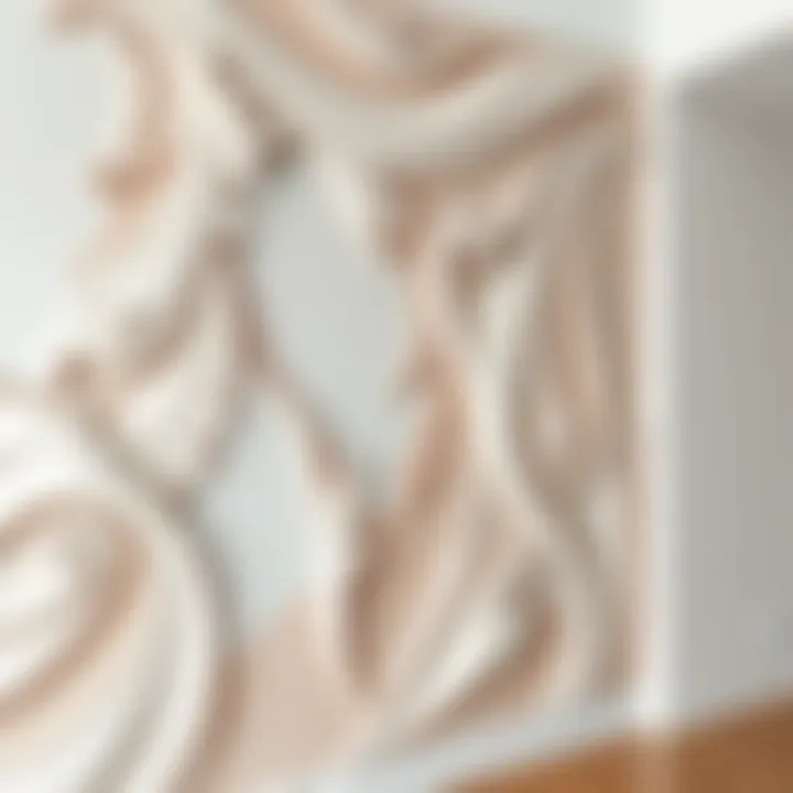 Elegant wall texture created with artistic plaster Elegant wall texture created with artistic plaster