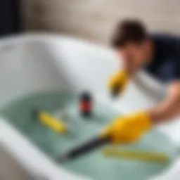 Tools required for installing a bathtub overflow drain