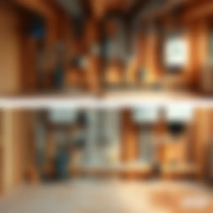 Before and after of updated electrical systems