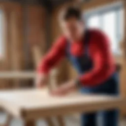 Bending plywood technique demonstration