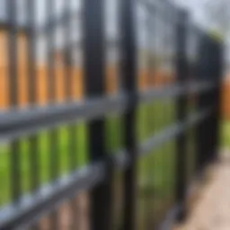 Quality materials for metal fence gate construction