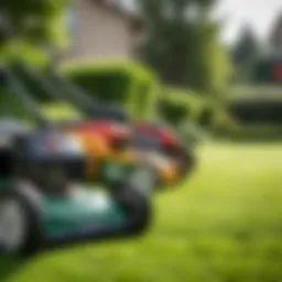 Comparison of electric and gas lawn mowers