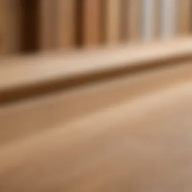 Various types of skirting boards showcasing different materials and designs