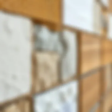 Identifying Wall Types for Effective Drilling Close-up of different wall materials