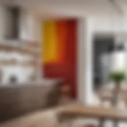 Color palette showcasing various paint options for kitchen furniture