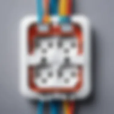 Detailed wiring diagram for a grounded outlet Wiring diagram for grounded outlet