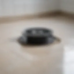 Detailed view of a shower drain installation setup