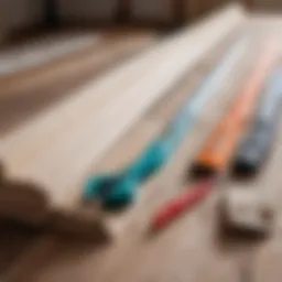 Tools and materials for cornice installation