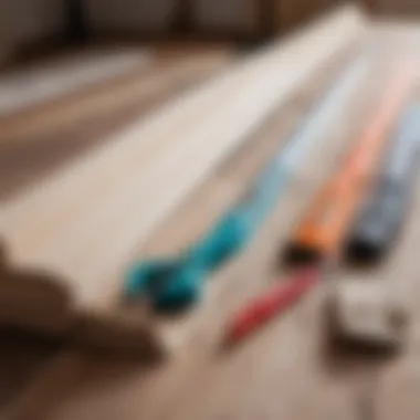 Essential tools and materials for installing a cornice Tools and materials for cornice installation