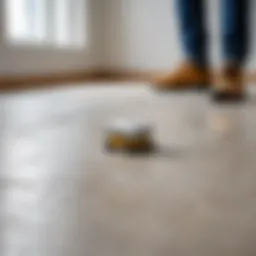 Precision alignment of floor screeding beacons