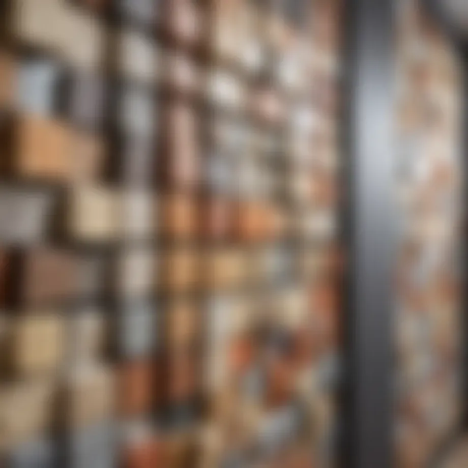 Different materials for wall construction