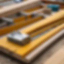 Tools and materials for constructing a wooden formwork