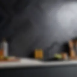 Elegant decorative kitchen panel showcasing a modern design