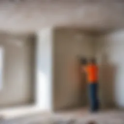 Preparation of drywall surface for primer application