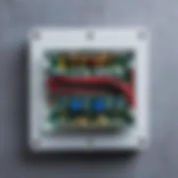 Wiring diagram of a dual-key pass switch