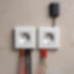Illustration of a dual socket and switch configuration