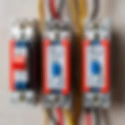 Dual switch wiring diagram showing connection to two phases