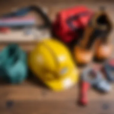 Required safety equipment for installation Safety gear for electrical work