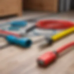 Electric underfloor heating installation tools