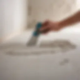 Preparing a smooth surface on gypsum board