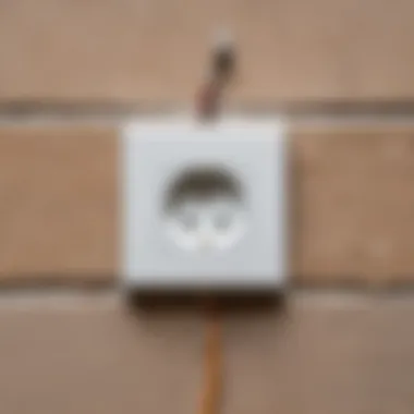 Final installation of grounded outlet