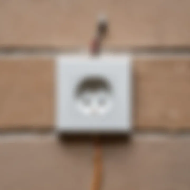 Final installation of grounded outlet