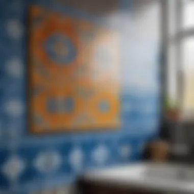 Aesthetic Appeal and Durability of Painted Tiles Finished painted tile showcasing aesthetic appeal and durability