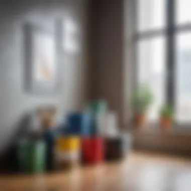Different types of wall paint finishes