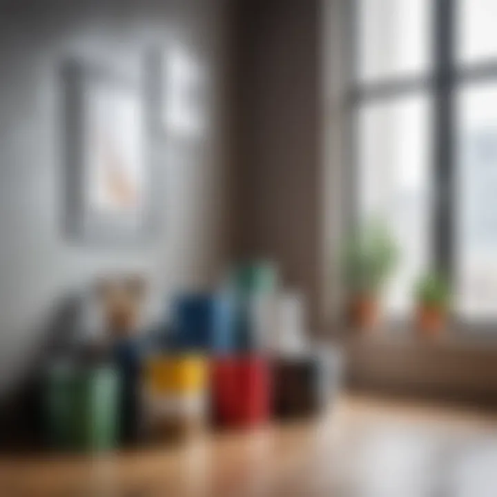 Different types of wall paint finishes