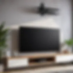 Different types of wall brackets for mounting televisions