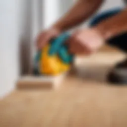 Precision cutting of baseboards