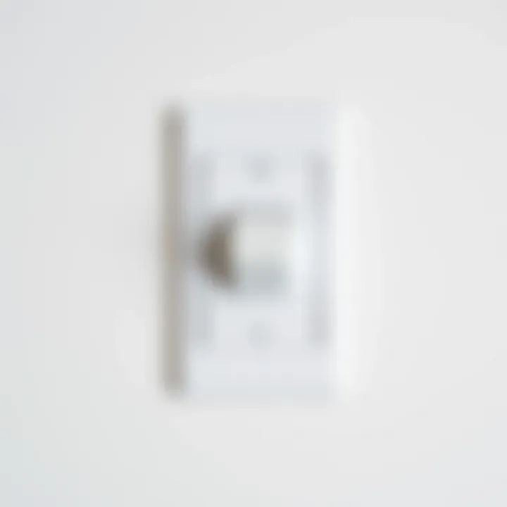 Realistic Final Drawing of a Light Switch Final realistic drawing of a switch