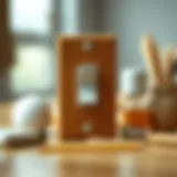 Materials needed for drawing a switch