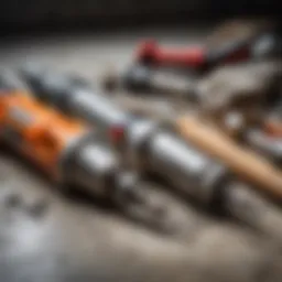 Tools required for drilling into concrete