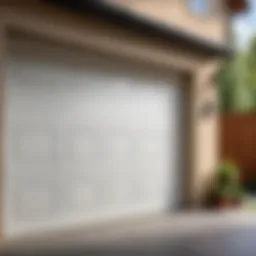 An insulated garage door showcasing effective energy efficiency