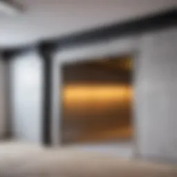 Well-insulated garage showcasing effective thermal barriers