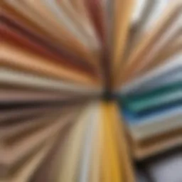 Selection of materials for window reveals