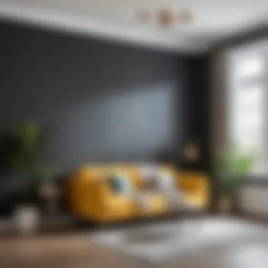 The Stunning Results of Your Painting Efforts Final result of freshly painted walls