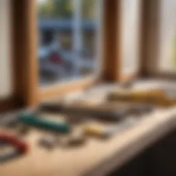 Tools required for window frame removal