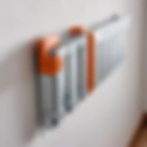 Illustration showing various types of brackets suitable for drywall installation