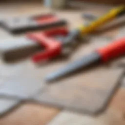 Tools and materials for tile installation