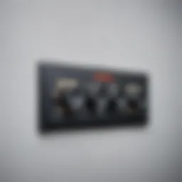 Close-up view of a well-designed switch