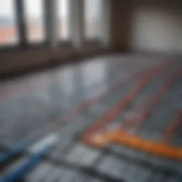 Electric floor heating system installation overview