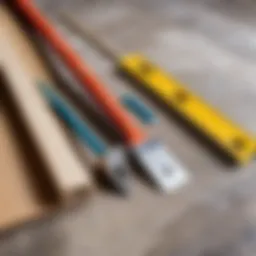 Tools required for baseboard installation