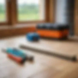 Tools and materials for underfloor heating installation