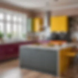 Color palette for kitchen furniture