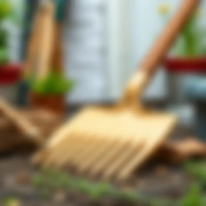 Care and Maintenance of Garden Tools Maintaining garden tools including a plastic rake